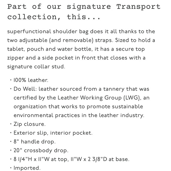 Madewell Transport Crossbody Leather Bag - Picture 8 of 8